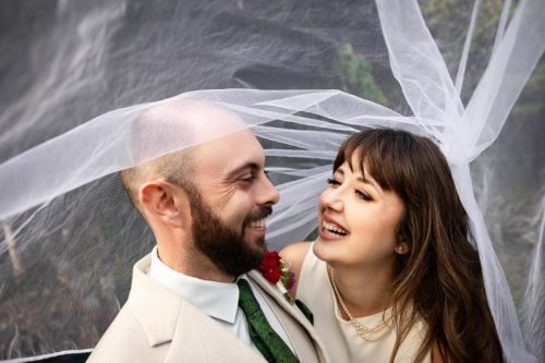Happy couple wed with Montville Celebrant - Kari